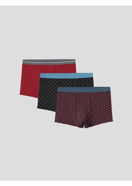 Yeni Sezon Baskılı Erkek Çocuk Boxer 3'lü