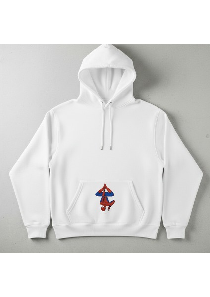 Spiderman Baskılı Hoodie