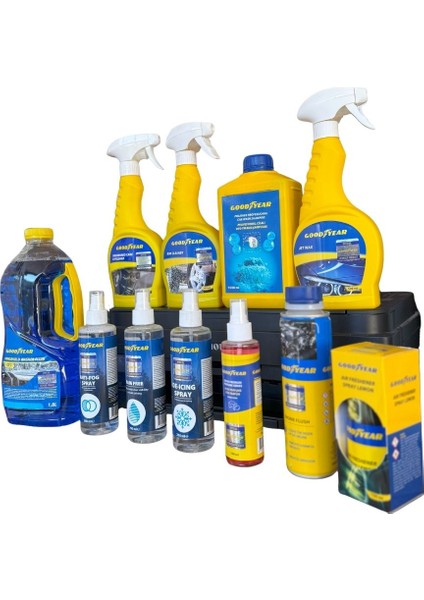 11’li Oto Bakım ve Temizlik Seti Aracınız Için Komple Iç ve Dış Bakım Ürünleri fiyatları