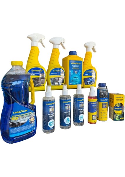 11’li Oto Bakım ve Temizlik Seti Aracınız Için Komple Iç ve Dış Bakım Ürünleri modelleri