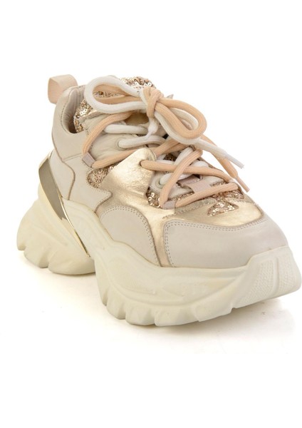 Bej Hakiki Deri Kadın Sneaker K01480004103 fiyatları