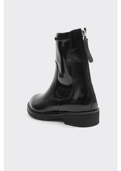 Hakiki Deri Arkadan Fermuarlı Kadın Bot modelleri