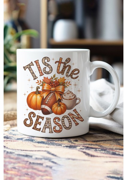 Tis The Season Baskılı Hediyelik Kupa Bardak