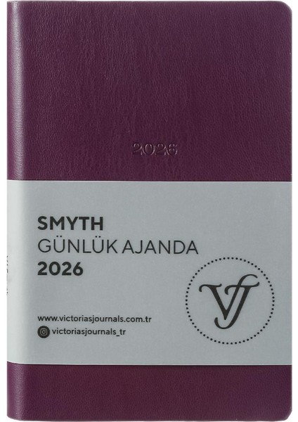 Smyth 2026 Günlük Ajanda A6 (9x14cm) Esnek Kapak Ivory 80 gr.