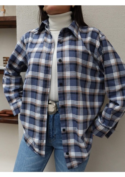 Oversize Ekose Gömlek modelleri