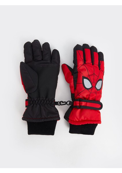 Yeni Sezon Spider-Man Baskılı Erkek Çocuk Eldiven