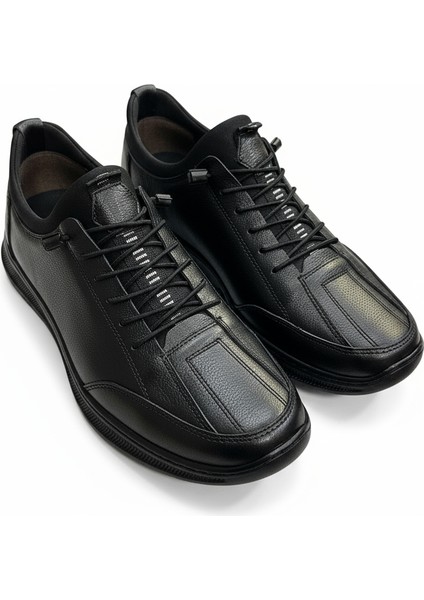 Tam Ortopedik Akıllı Bağcıklı Hakiki Deri Erkek Ayakkabı