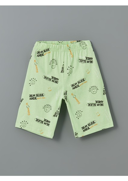 Yeni Sezon Beli Lastikli Erkek Çocuk Pijama Şort