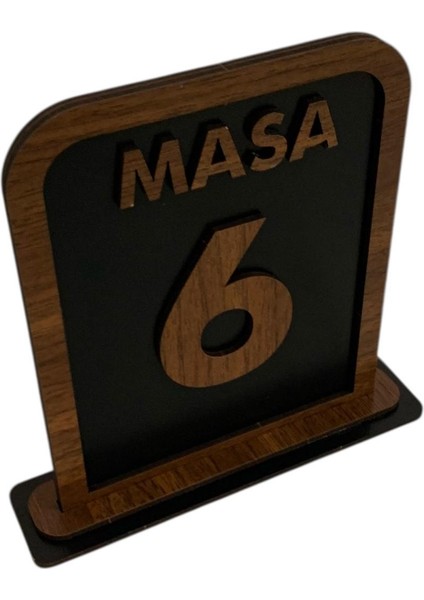 5'li Ahşap Masa Numaralığı Lokanta, Kafe, Restoran, Çay Bahçesi Vb. Için Masa Numaralığı fiyatları