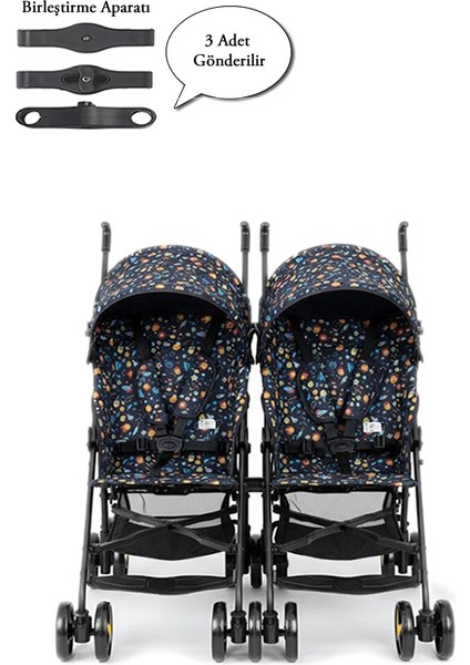 Cosmos Twin Ikiz Baston Bebek Arabası fırsatları