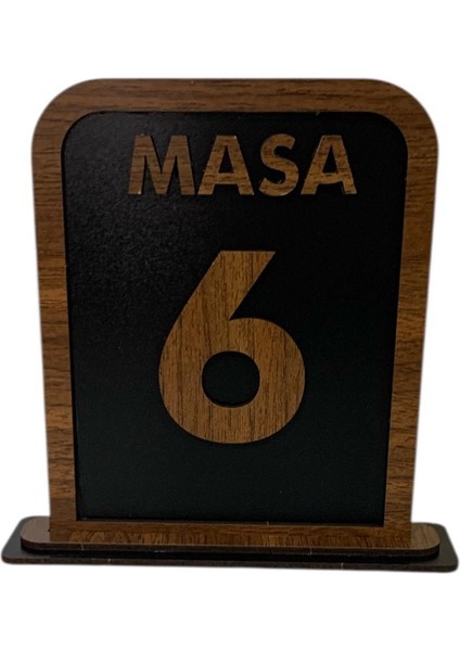 5'li Ahşap Masa Numaralığı Lokanta, Kafe, Restoran, Çay Bahçesi Vb. Için Masa Numaralığı fırsatları