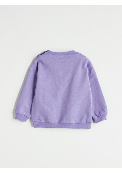 Yeni Sezon Bisiklet Yaka Baskılı Kız Bebek Pijama Takımı fırsatları