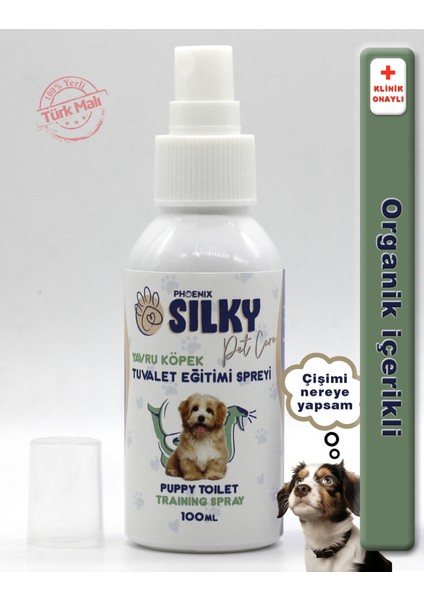 Köpek Çiş Eğitim Spreyi 100ML, Temiz ve Kolay Kullanım Için Uygun
