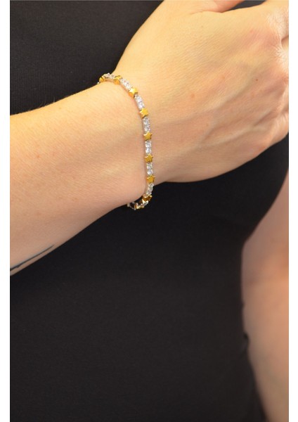 925 Ayar Gümüş Yıldızlı Su Yolu Kadın Gümüş Bileklik fiyatları