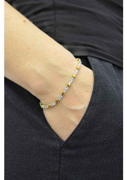 925 Ayar Gümüş Yıldızlı Su Yolu Kadın Gümüş Bileklik modelleri