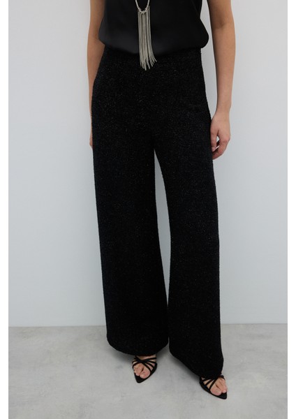 Geniş Paça Pantolon Siyah K2612047_001 fırsatları