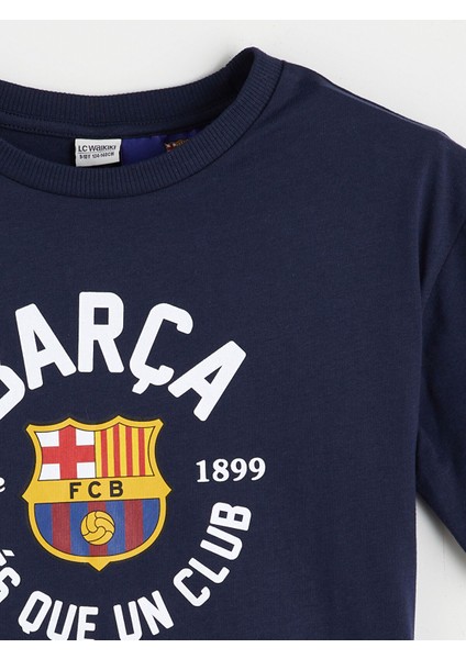Yeni Sezon Bisiklet Yaka Barcelona Baskılı Erkek Çocuk Tişört fiyatları