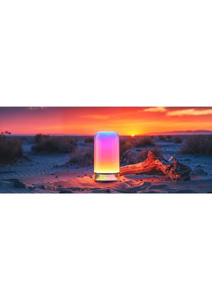 Renkli Masa Lambası 2 Rgbıcww, Akıllı Asistan Desteği, Yarı Şeffaf, Şık Tasarım fiyatları