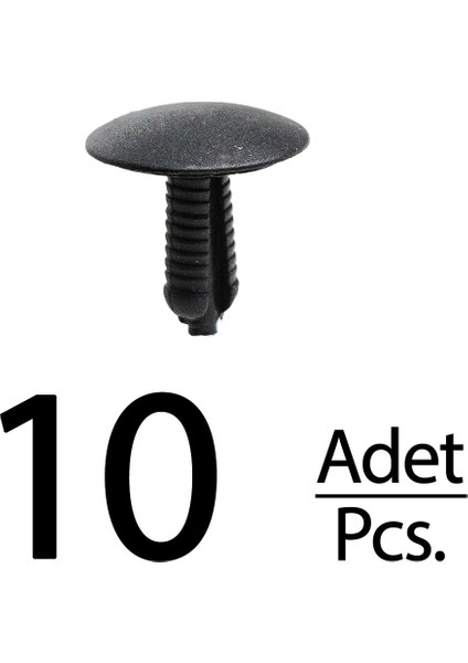 Ford, Land Rover, Jaguar Için Döşeme Klips- 10 Adet