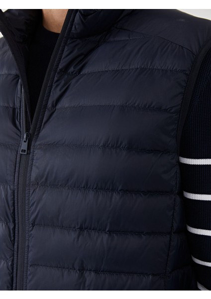 Yeni Sezon Standart Kalıp Dik Yaka Erkek Şişme Yelek modelleri