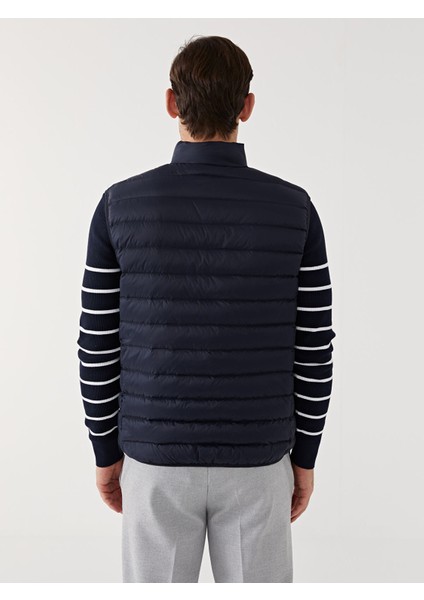 Yeni Sezon Standart Kalıp Dik Yaka Erkek Şişme Yelek fırsatları