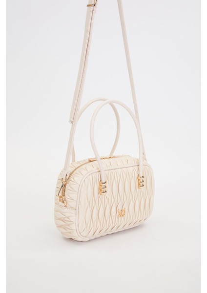 Krem Büzgü Model Baget Omuz Çanta fiyatları