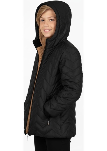 Erkek Çocuk Su ve Rüzgar Geçirmez Içi Welsoftlu Kapüşonlu Mont fiyatları