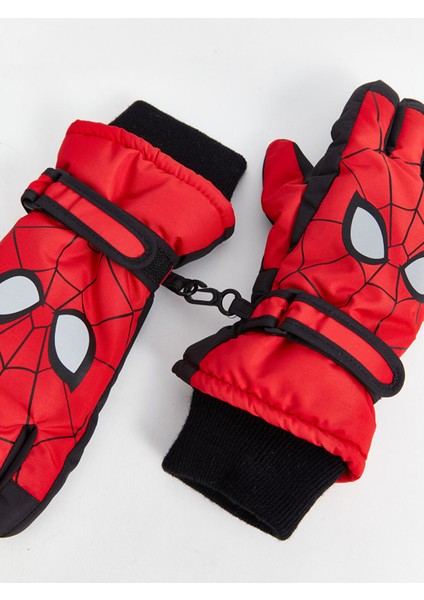 Yeni Sezon Spider-Man Baskılı Erkek Çocuk Eldiven fırsatları