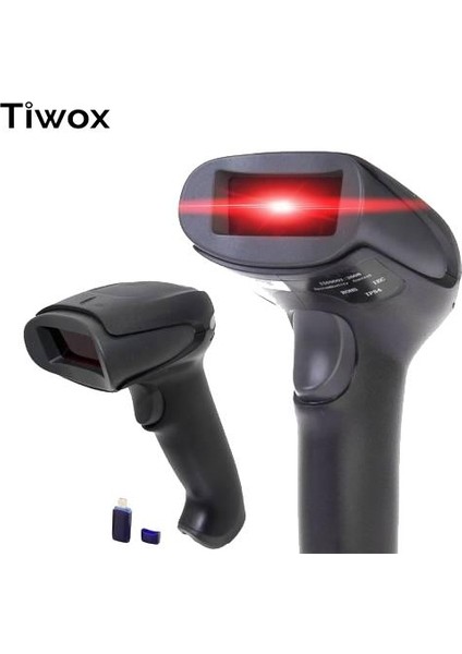 Tıwox VSK-118+ 2d Karekod Kablosuz Barkod Okuyucu + Mını USB Dong