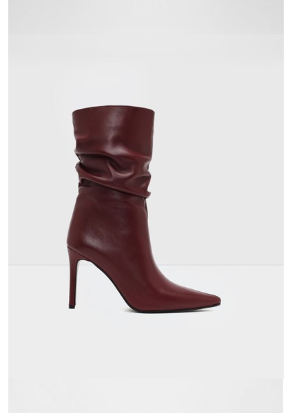 Hekinan-Tr Bot Yüksek Topuklu Botlar Şık Bot - Kırmızı