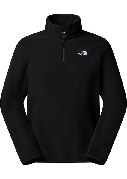 Glacier Fleece 1/4 Zip Erkek Siyah Outdoor Polar NF0A8D0QJK31 indirimleri