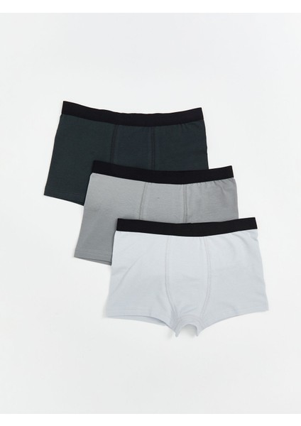 Yeni Sezon Basic Erkek Çocuk Boxer 3'lü