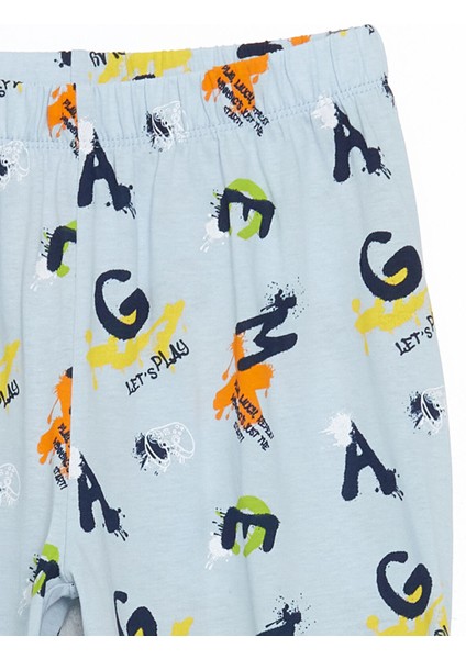 Yeni Sezon Bisiklet Yaka Erkek Çocuk Şortlu Pijama Takımı 2'li fırsatları