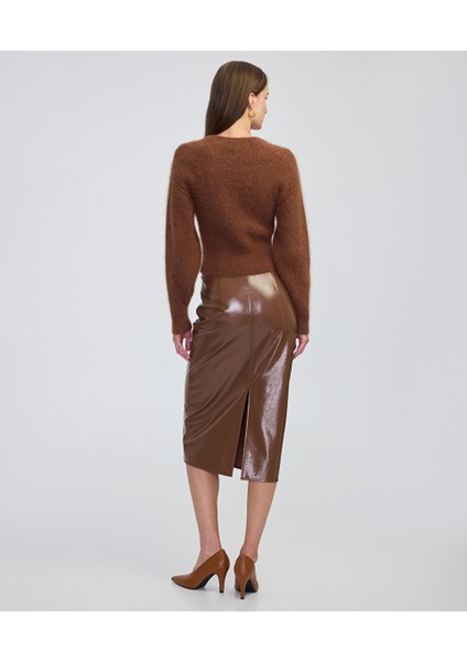 Rugan Görünümlü Midi Etek IW6250004144041 modelleri