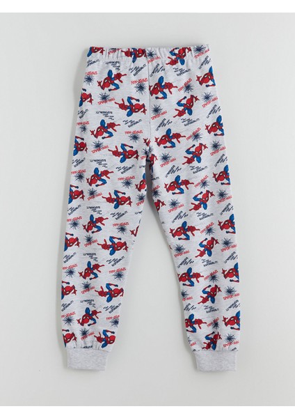 Yeni Sezon Beli Lastikli Spider-Man Baskılı Erkek Çocuk Pijama Alt modelleri