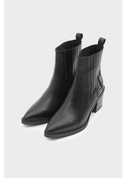 Kısa Topuklu Hakiki Deri Kadın Bot fiyatları