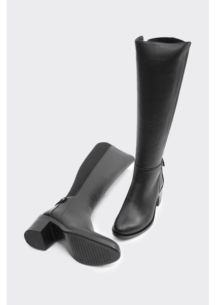 Hakiki Deri Topuklu Kadın Çizme fırsatları