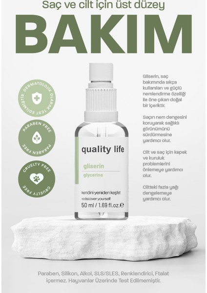 Bitkisel Gliserin Yağı - Saf Doğal Gliserin Saç Bakım Serum ve Yağı - Nemlendirici Saç ve Cilt Serum fiyatları