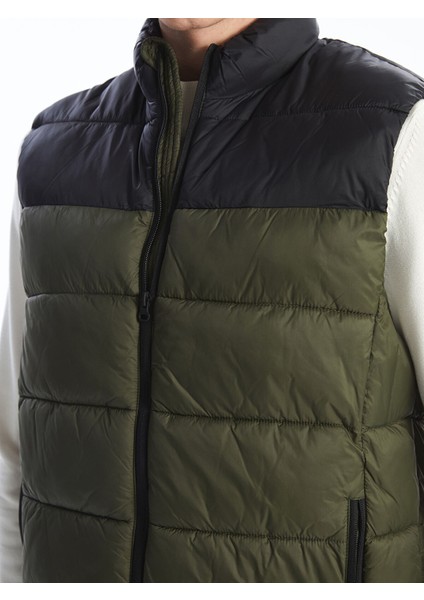 Yeni Sezon Slim Fit Dik Yaka Erkek Şişme Yelek modelleri