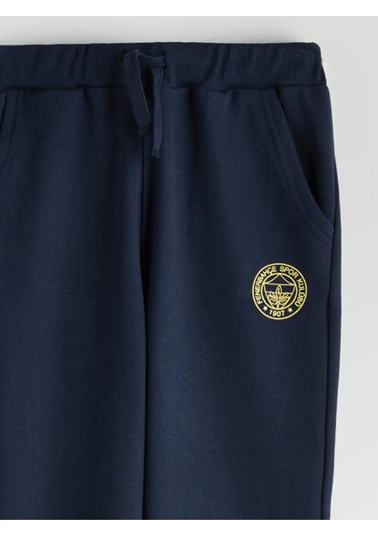 Yeni Sezon Beli Lastikli Fenerbahçe Baskılı Erkek Çocuk Jogger Eşofman Altı modelleri