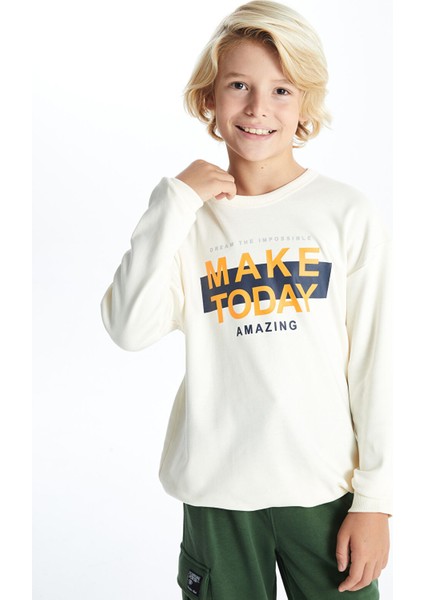 Yeni Sezon Bisiklet Yaka Erkek Çocuk Tişört