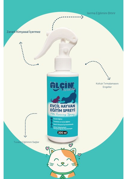 Kedi Eğitim Seti: Sprey, Pedi ve Tırmalama Engelleyici 200 ml fiyatları
