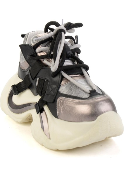 Siyah Hakiki Deri Kadın Sneaker K01480005303 fiyatları