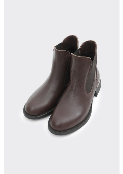 Hakiki Deri Bilek Lastikli Kadın Bot fiyatları