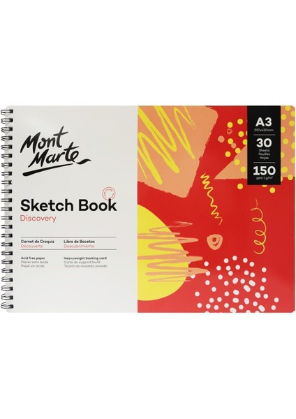 mm Eskiz Defteri Discovery 30 Sayfa 150GR A3