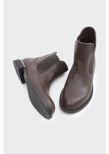 Hakiki Deri Bilek Lastikli Kadın Bot fırsatları