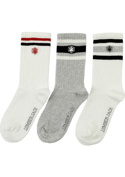 Wl Nks 3 Lu Skt-W 5pr Grı Multı Kadın Soket Çorap