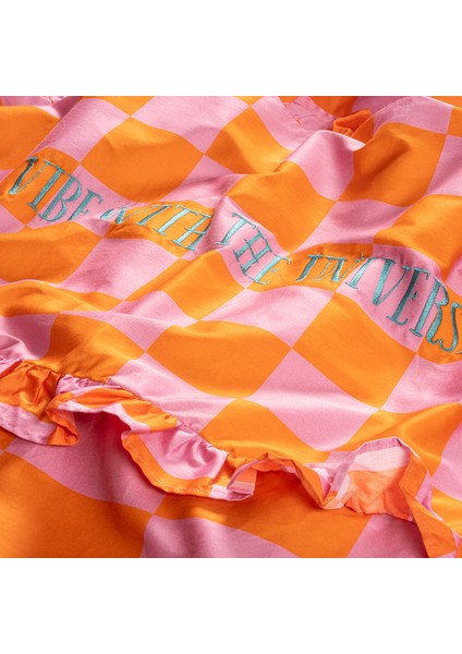 Lahor 300 Tc Pamuk Saten Nevresim Seti 200X220 cm Pembe indirimleri