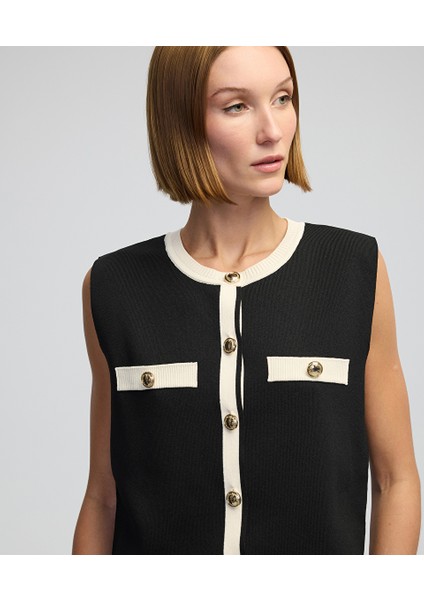 Metal Düğmeli Süveter IW6240050283001