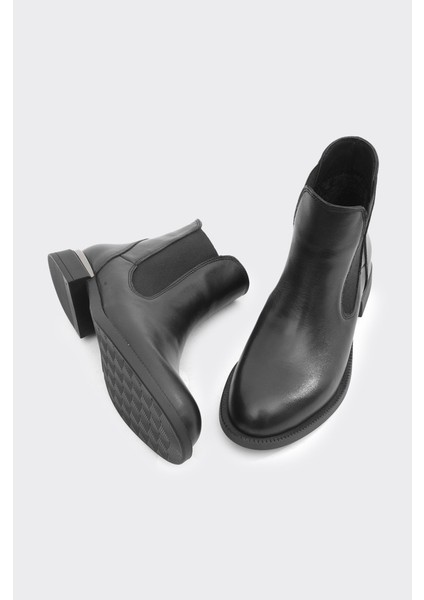 Hakiki Deri Bilek Lastikli Kadın Bot fırsatları